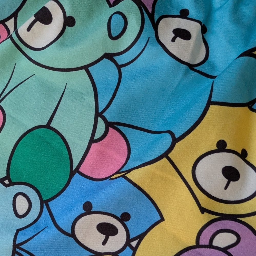 Teddy Bear Shorts / Bear Lounge Shorts / Teddy Bear Pajama Shorts - Picture 5 of 7